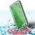 iPhone 7 Case, PunkCase LIQUID Green Series, Protective Dual Layer Floating Glitter Cover (Color in image: teal)