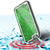 iPhone SE (4.7") Case, PunkCase LIQUID Green Series, Protective Dual Layer Floating Glitter Cover (Color in image: teal)