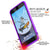 iPhone 7 Case Punkcase® LUCID 2.0 Purple Series w/ PUNK SHIELD Screen Protector | Ultra Fit (Color in image: light blue)
