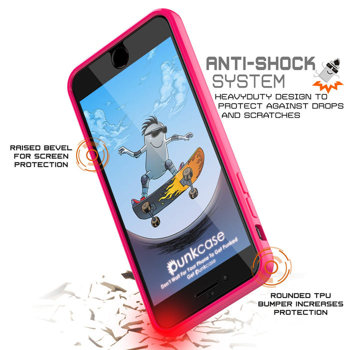 iPhone 7 Case Punkcase® LUCID 2.0 Pink Series w/ PUNK SHIELD Screen Protector | Ultra Fit (Color in image: teal)