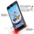 iPhone 8+ Plus Case Punkcase® LUCID 2.0 Clear Series Series w/ SHIELD Screen Protector | Ultra Fit (Color in image: light blue)