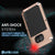 Galaxy S7 EDGE  Case, PUNKcase Metallic Gold Shockproof  Slim Metal Armor Case (Color in image: silver)