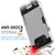 Galaxy Note 5 Case PunkCase SLOT Silver Series Slim Armor Soft Cover Case w/ Tempered Glass (Color in image: Grey)
