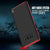 Galaxy Note 8 Case, PunkCase [Stealth Series] Hybrid 3-Piece Shockproof Dual Layer Cover [Non-Slip] [Soft TPU + PC Bumper] with PUNKSHIELD Screen Protector for Samsung Note 8 [Red] (Color in image: Gold)