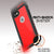 iPhone 8 Waterproof Case, Punkcase [Red] [StudStar Series] [Slim Fit] [IP68 Certified]  [Dirtproof] [Snowproof] (Color in image: pink)