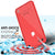 iPhone SE (4.7") Case [MASK Series] [RED] Full Body Hybrid Dual Layer TPU Cover W/ protective Tempered Glass Screen Protector 