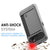 Galaxy s6 Case PunkCase CLUTCH Grey Series Slim Armor Soft Cover Case w/ Tempered Glass (Color in image: Black)