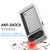 Galaxy s7 Case PunkCase CLUTCH Silver Series Slim Armor Soft Cover Case w/ Tempered Glass (Color in image: Black)