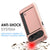 Galaxy S7 EDGE Case PunkCase CLUTCH Rose Gold Series Slim Armor Soft Cover Case w/ Screen Protector (Color in image: Black)