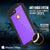 iPhone 8+ Plus Waterproof Case, Punkcase ALPINE Series, Purple | Heavy Duty Armor Cover (Color in image: light blue)