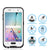 Galaxy S6 Waterproof Case, Punkcase SpikeStar White Water/Shock/Dirt/Snow Proof | Lifetime Warranty (Color in image: black)