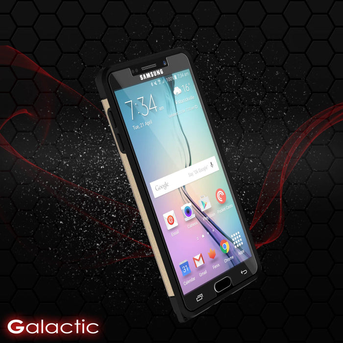 Galaxy Note 5 Case PunkCase Galactic Gold Series  Slim Armor Soft Cover Case w/ Tempered Glass (Color in image: pink)
