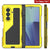 Galaxy Z Fold7 Metall Case, Heavy Duty Military Grade Rüstungsbedeckung Ganzkörper hart [Neon]