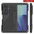 Galaxy Z Fold7 Metall Case, Heavy Duty Military Grade -Rüstungsbedeckung Ganzkörper hart [Schwarz]