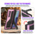 Galaxy Z Fold7 Metall Case, Heavy Duty Military Grade Rüstungsbedeckung Ganzkörper hart [Pink]