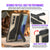 Galaxy Z Fold7 Metall Case, Heavy Duty Military Grade Rüstungsbedeckung Ganzkörper hart [Gold]