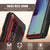 Galaxy Z Fold7 Metall Case, Heavy Duty Military Grade -Rüstungsdecke Ganzkörper hart [rot]