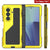 Galaxy Z Fold7 Metall Case, Heavy Duty Military Grade Rüstungsbedeckung Ganzkörper hart [Neon]