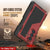 Galaxy Z Fold7 Metall Case, Heavy Duty Military Grade -Rüstungsdecke Ganzkörper hart [rot]