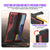 Galaxy Z Fold7 Metall Case, Heavy Duty Military Grade -Rüstungsdecke Ganzkörper hart [rot]