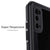 Galaxy S20 Rugged Waterproof Case | Nautical Series [Black] (Color in image: Clear)