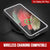 Galaxy S21+ Plus Water/Shock/Snow/dirt proof [Extreme Series] Punkcase Slim Case [White] (Color in image: Red)