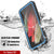 Galaxy S21 Water/Shock/Snow/dirt proof [Extreme Series] Slim Case [Light Blue] (Color in image: Black)