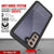 Galaxy S21 Water/Shock/Snow/dirt proof [Extreme Series] Punkcase Slim Case [White] (Color in image: Black)