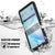 Galaxy Note 10+ Plus Case, Punkcase [Extreme Series] Armor Cover W/ Built In Screen Protector [Black] (Color in image: White)