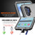 Galaxy Note 10+ Plus  Case, PUNKcase Metallic Silver Shockproof  Slim Metal Armor Case [Silver] (Color in image: black)