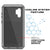 Galaxy Note 10+ Plus  Case, PUNKcase Metallic Silver Shockproof  Slim Metal Armor Case [Silver] (Color in image: red)