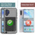 Galaxy Note 10+ Plus  Case, PUNKcase Metallic Silver Shockproof  Slim Metal Armor Case [Silver] 