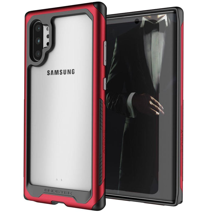ATOMIC SLIM 3 for Galaxy Note 10+ Plus - Military Grade Aluminum Case [Red] (Color in image: Red)