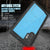 Galaxy Note 10+ Plus Waterproof Case, Punkcase Studstar Light Blue Thin Armor Cover (Color in image: light green)