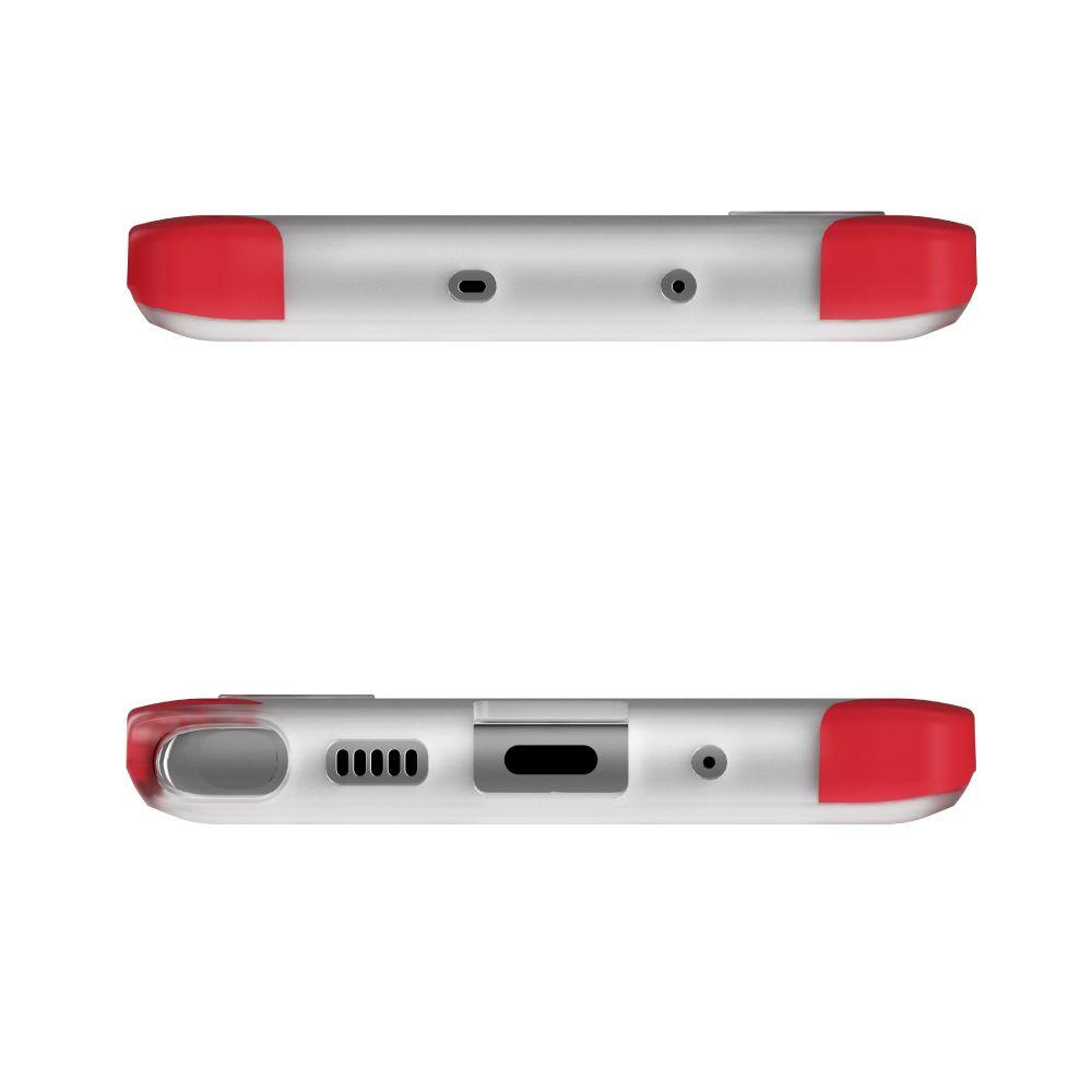 CLOAK 4 for Galaxy Note 10 Shockproof Hybrid Case [Red] 