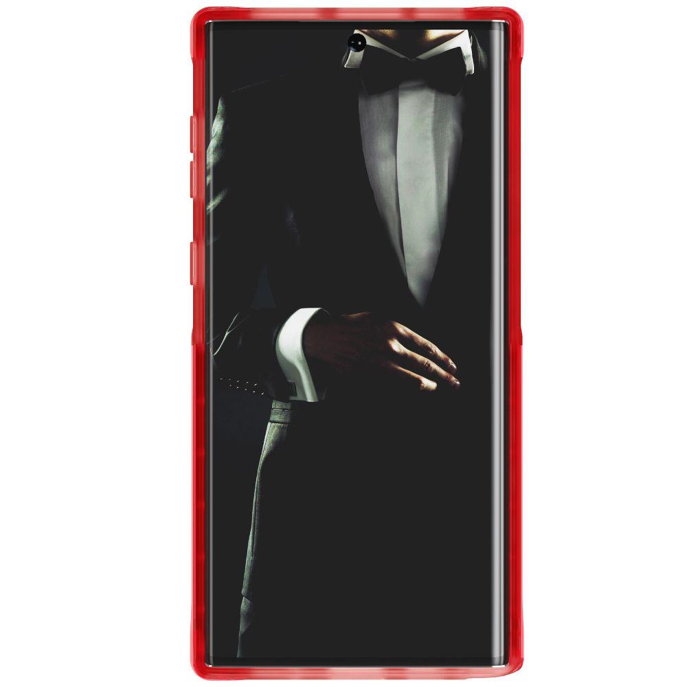 CLOAK 4 for Galaxy Note 10 Shockproof Hybrid Case [Red] (Color in image: Black)