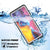 Galaxy Note 20 Case, Punkcase [Extreme Series] Armor Cover W/ Built In Screen Protector [White] (Color in image: Black)