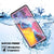 Galaxy Note 20 Case, Punkcase [Extreme Series] Armor Cover W/ Built In Screen Protector [Pink] (Color in image: Teal)