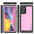 Galaxy Note 20 Waterproof Case, Punkcase Studstar Pink Thin Armor Cover (Color in image: red)