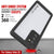 Galaxy Note 20 Waterproof Case, Punkcase Studstar White Thin Armor Cover (Color in image: teal)