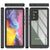 Galaxy Note 20 Waterproof Case, Punkcase Studstar Clear Thin Armor Cover (Color in image: light blue)