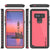 Galaxy Note 9 Waterproof Case PunkCase StudStar Pink Thin 6.6ft Underwater Shock/Snow Proof (Color in image: light blue)