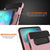 Galaxy S10+ Plus  Case, PUNKcase [SLOT Series] [Slim Fit] Dual-Layer Armor Cover w/Integrated Anti-Shock System, Credit Card Slot [Rose Gold] (Color in image: Black)