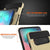Galaxy S10+ Plus  Case, PUNKcase [SLOT Series] [Slim Fit] Dual-Layer Armor Cover w/Integrated Anti-Shock System, Credit Card Slot [Gold] (Color in image: White)