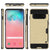 Galaxy S10+ Plus  Case, PUNKcase [SLOT Series] [Slim Fit] Dual-Layer Armor Cover w/Integrated Anti-Shock System, Credit Card Slot [Gold] (Color in image: Navy)