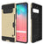 Galaxy S10+ Plus  Case, PUNKcase [SLOT Series] [Slim Fit] Dual-Layer Armor Cover w/Integrated Anti-Shock System, Credit Card Slot [Gold] (Color in image: Gold)