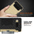 Galaxy S10+ Plus  Case, PUNKcase [SLOT Series] [Slim Fit] Dual-Layer Armor Cover w/Integrated Anti-Shock System, Credit Card Slot [Gold] (Color in image: Grey)