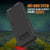Galaxy S10+ Plus Metal Case, Heavy Duty Military Grade Rugged Armor Cover [Black] (Color in image: Neon)