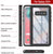 Galaxy S10e Water/Shock/Snow/dirt proof Punkcase Slim Case [White] (Color in image: Black)