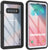 Galaxy S10e Water/Shock/Snow/dirt proof Punkcase Slim Case [White] (Color in image: White)